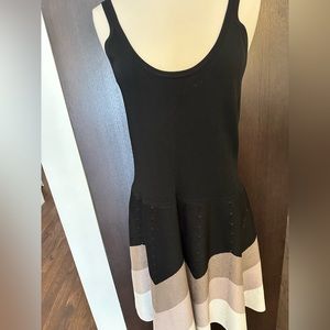 Parker multicolour black dress size large